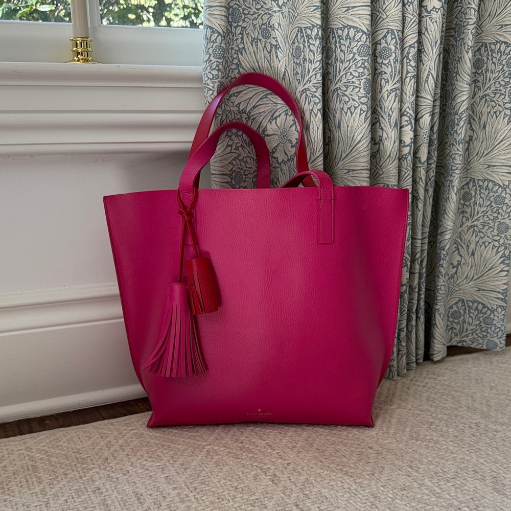 Kate Spade Vibrant Pink Tote Bag